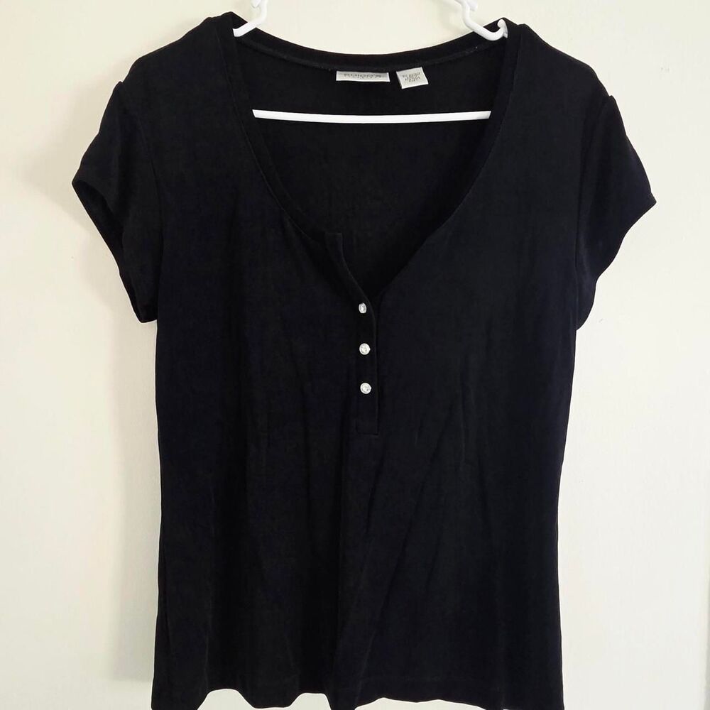Chico-s Women's Black Blouse